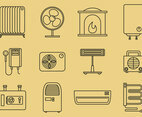Home Heating Icons