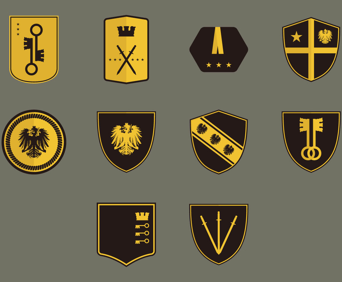 Blason Icon Set