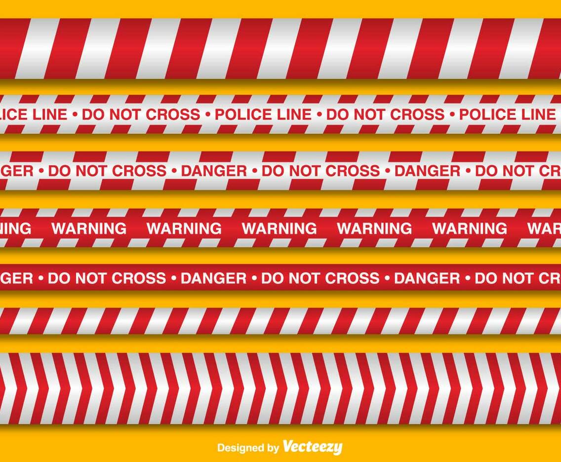 Red And White Police Lines Collection