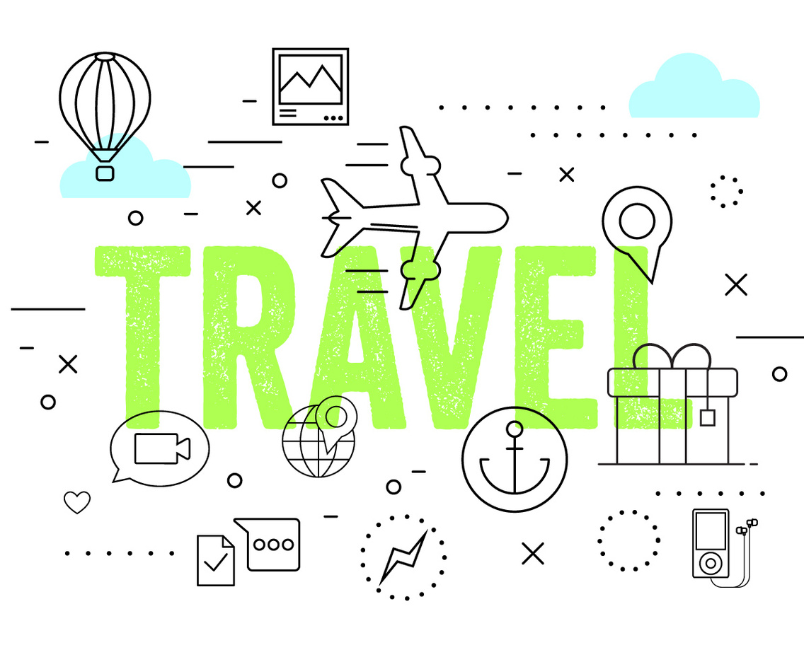 Travel Vector Elements