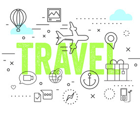 Travel Vector Elements