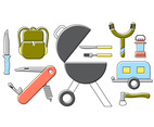 Family Picnic Icons