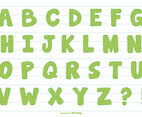 Cute Scribble Style Alphabet Set