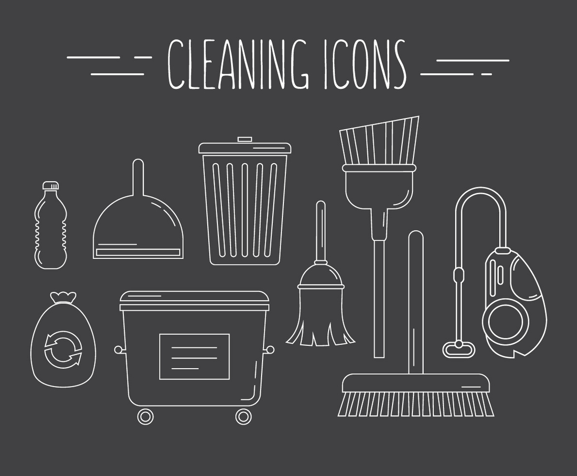 Cleaning Vector Icons