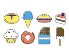 Vector Set of Sweets