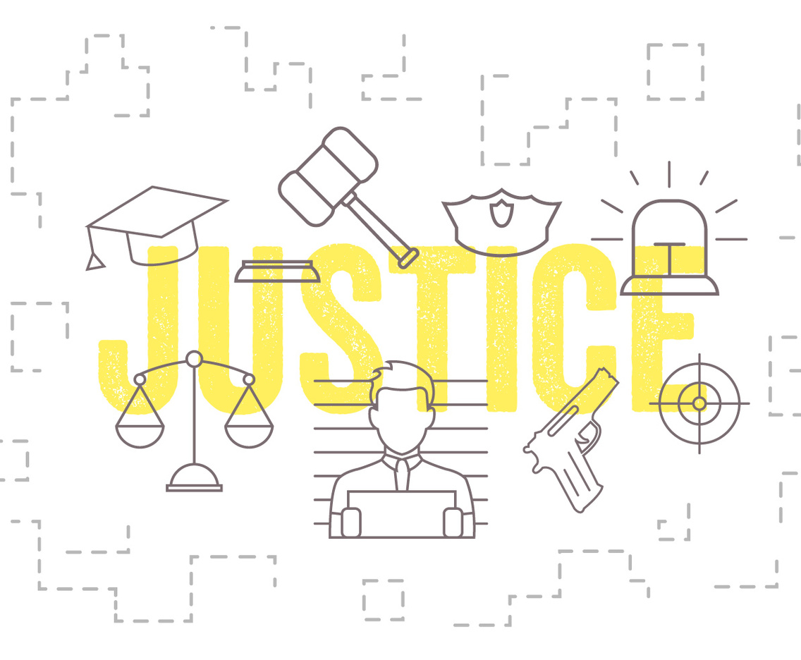 Vector Set of Justice Icons