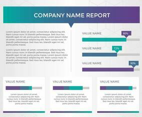 Free Annual Report Vector Presentation 11