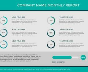 Free Annual Report Vector Presentation 10