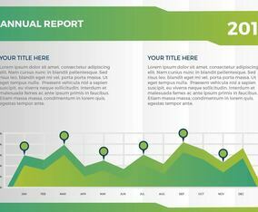 Free Annual Report Vector Presentation 9