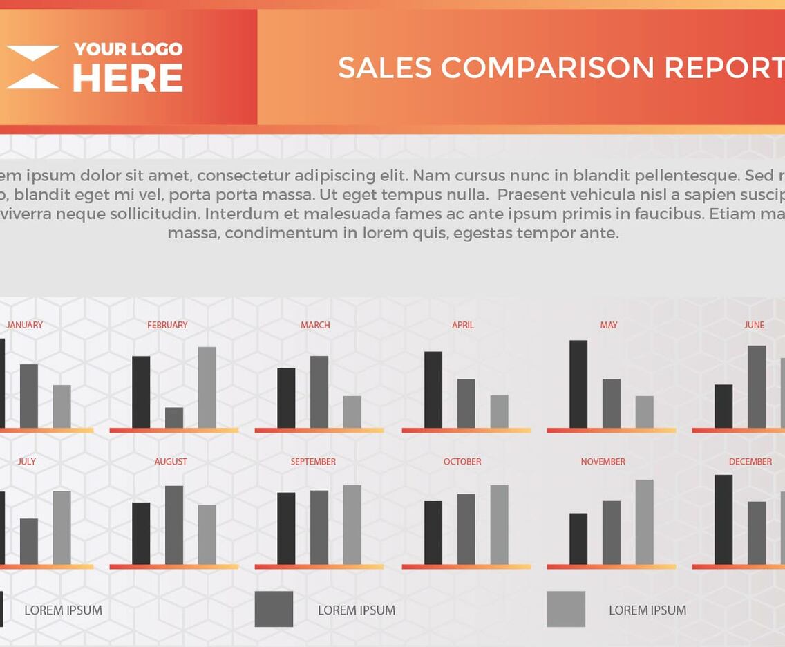 Free Annual Report Vector Presentation 5
