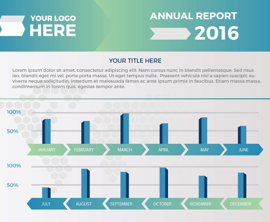 Free Annual Report Vector Presentation 2