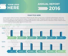 Free Annual Report Vector Presentation 2