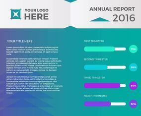 Free Annual Report Vector Presentation 1