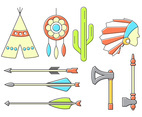 Vector Set of Indian Icons
