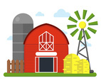 Farm Vector Illustration