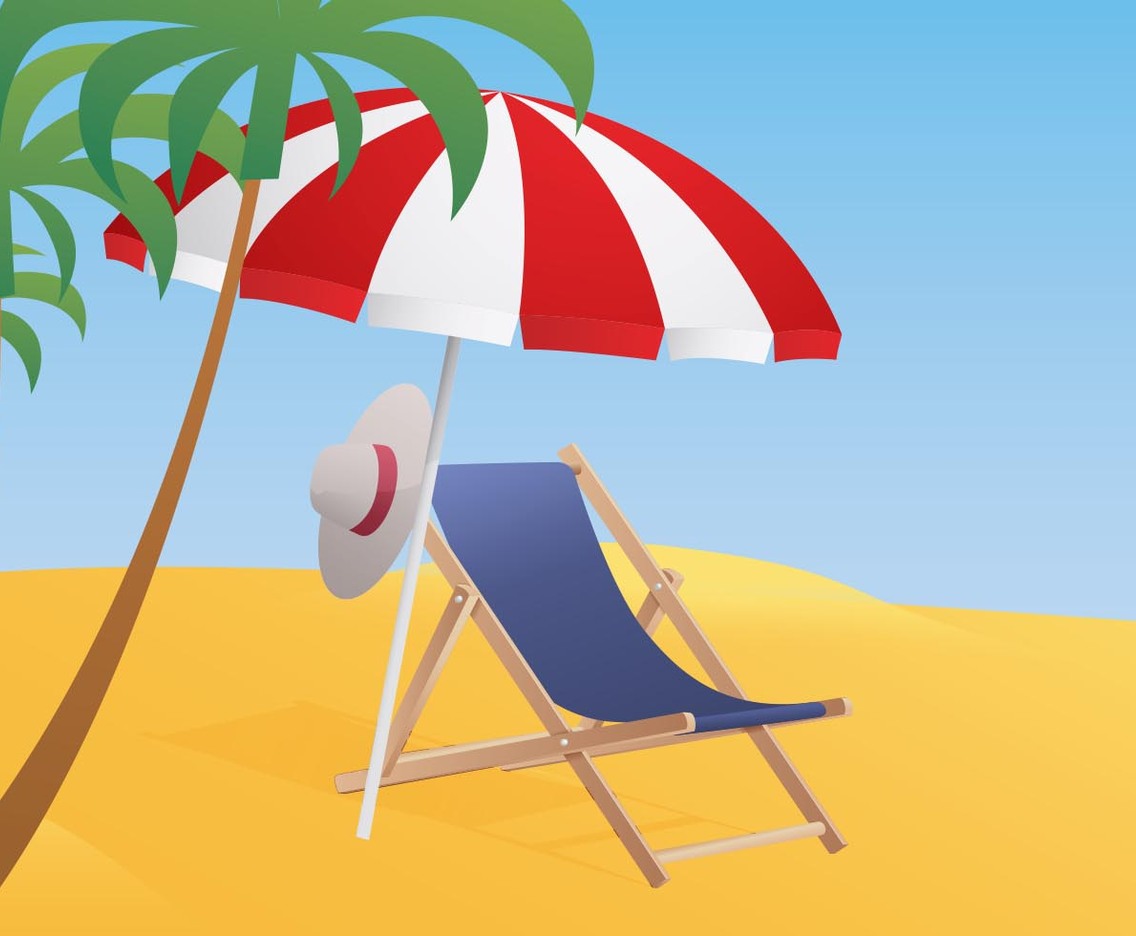 Deck Chair Illustration
