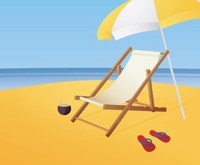 Free Illustration Of Beach chair vector