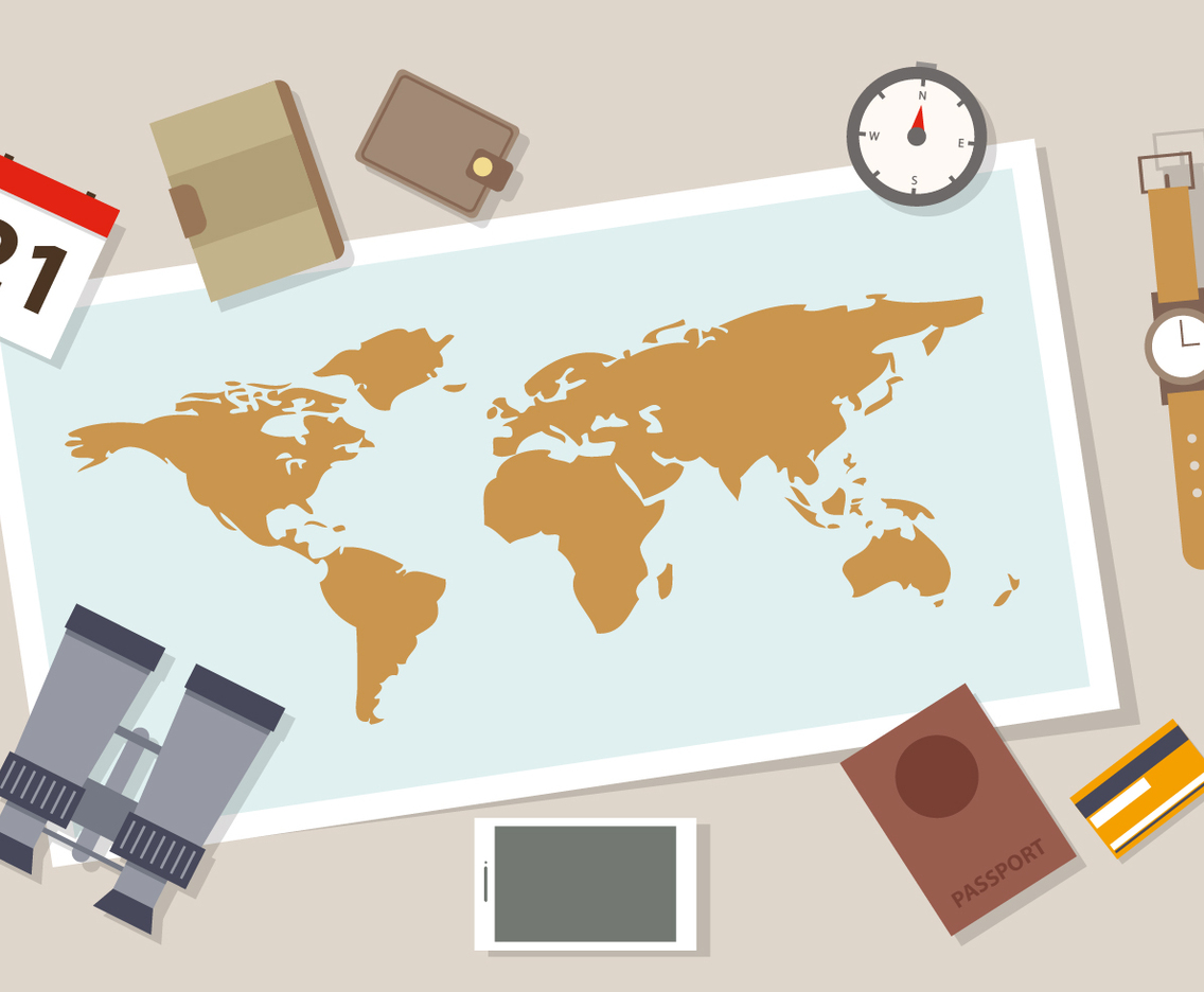 Free Flat Travel Vector Illustration