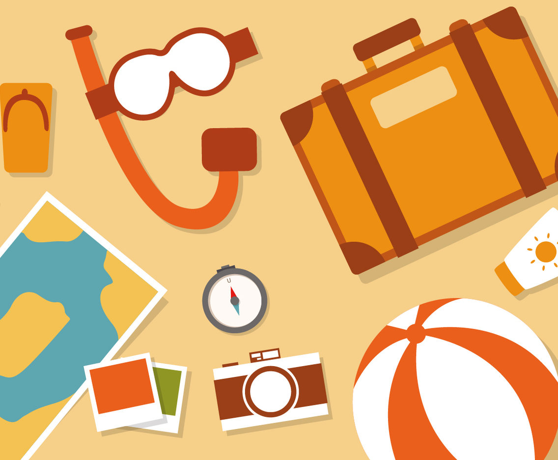Free Flat Travel Vector Illustration