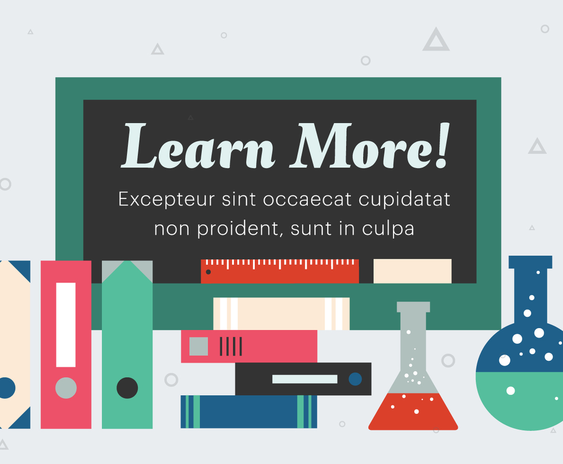 Free Flat Education Vector Illustration