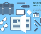 Free Flat Business Office Vector Elements