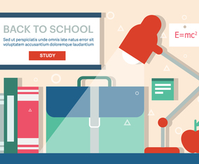 Free Back to School Vector Illustration