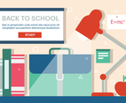 Free Back to School Vector Illustration