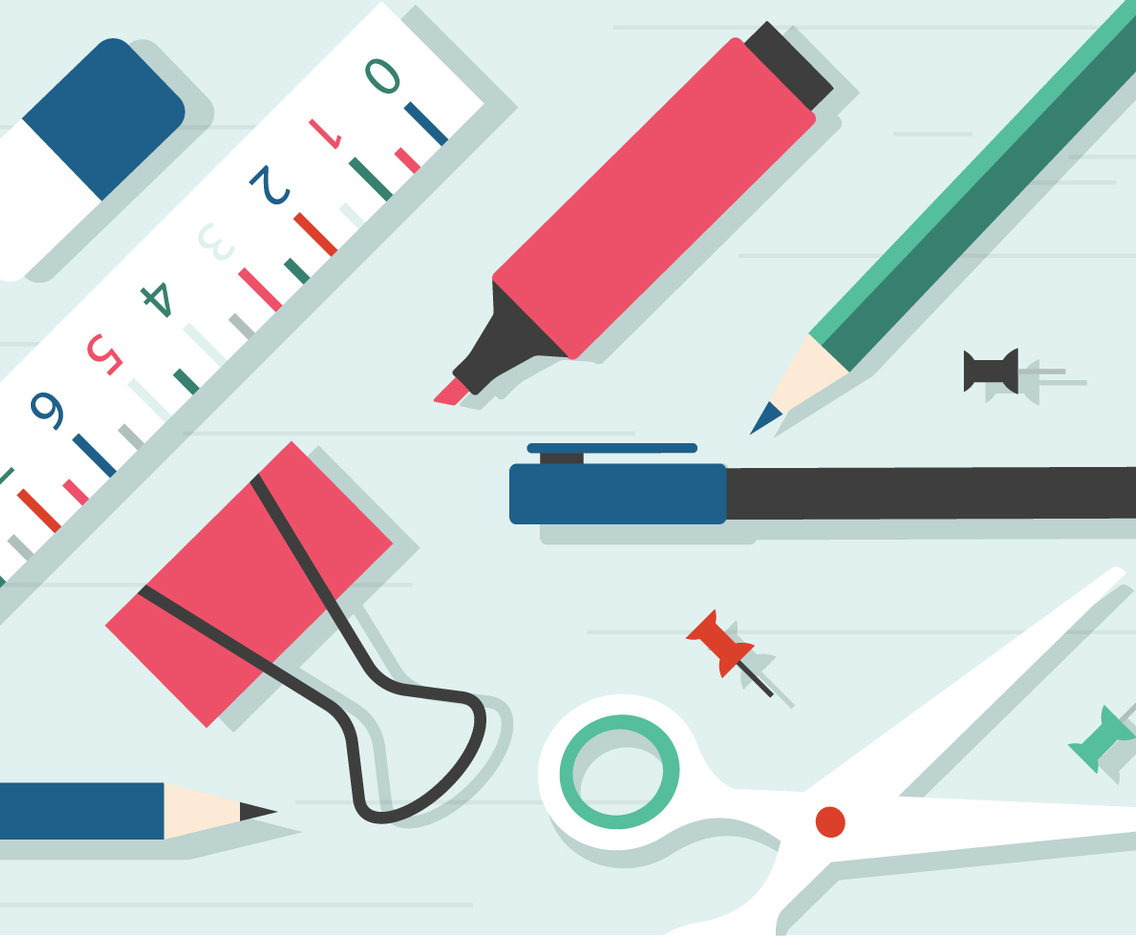 Free Flat Business Office Vector Elements