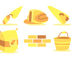 Bricklayer Vector Set