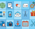 Various Flat Icons Vectors