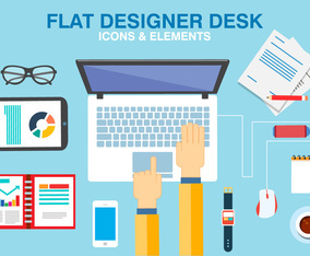 Free Business Office Vector Illustration