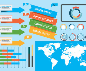 Free Infographics Elements Vector Illustration