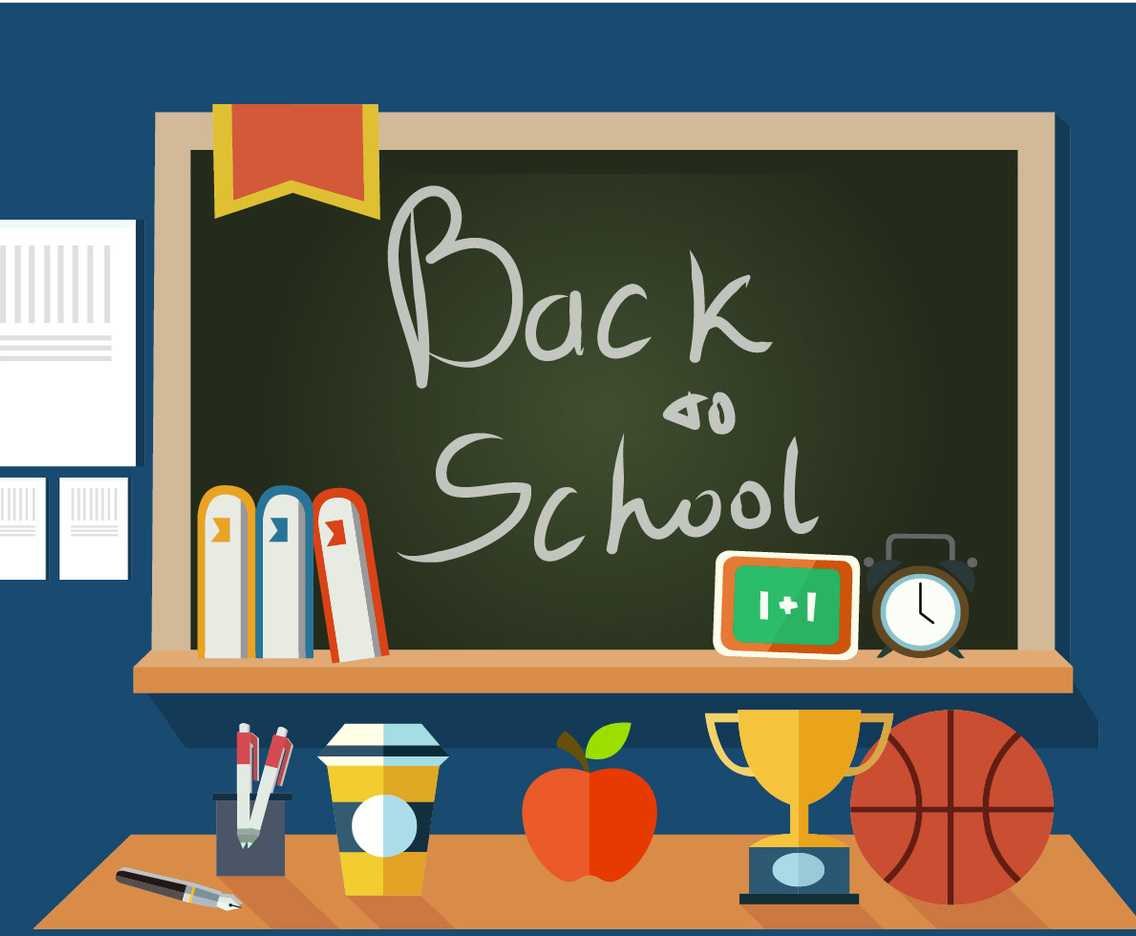 Free Back to School Vector Illustration