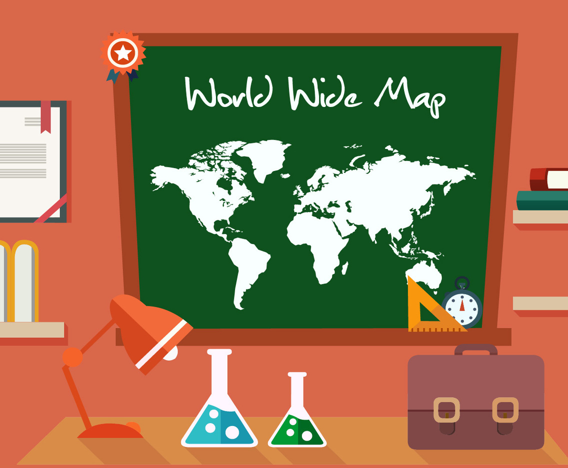 Free Back to School Vector Illustration