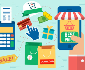 Free Flat Sale Vector Illustration