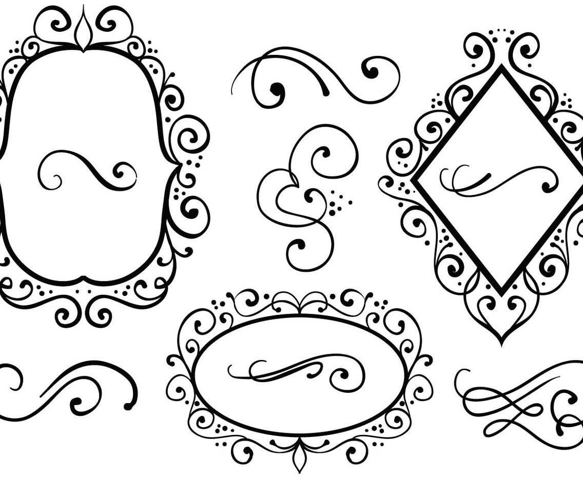 Free Ornaments 2 Vectors