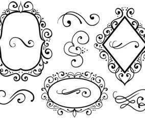 Free Ornaments 2 Vectors