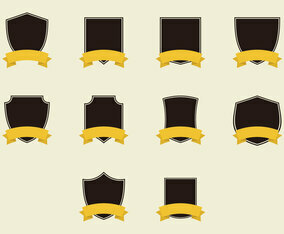 Blason Flat Icon Set