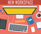 Free Business Office Vector Illustration