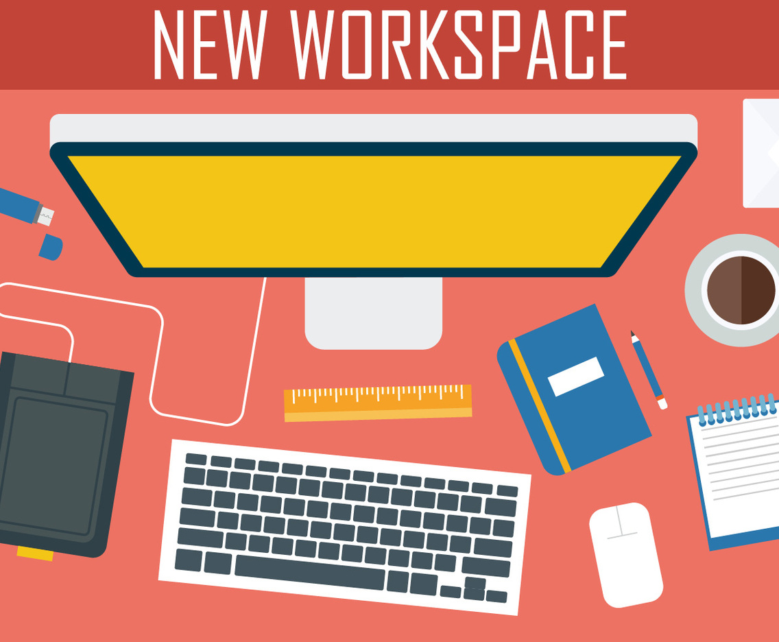 Free Business Office Vector Illustration