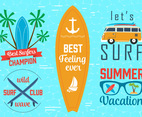 Free Vector Surfing Graphics and Emblems