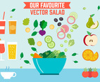 Free Salad Vector Illustration