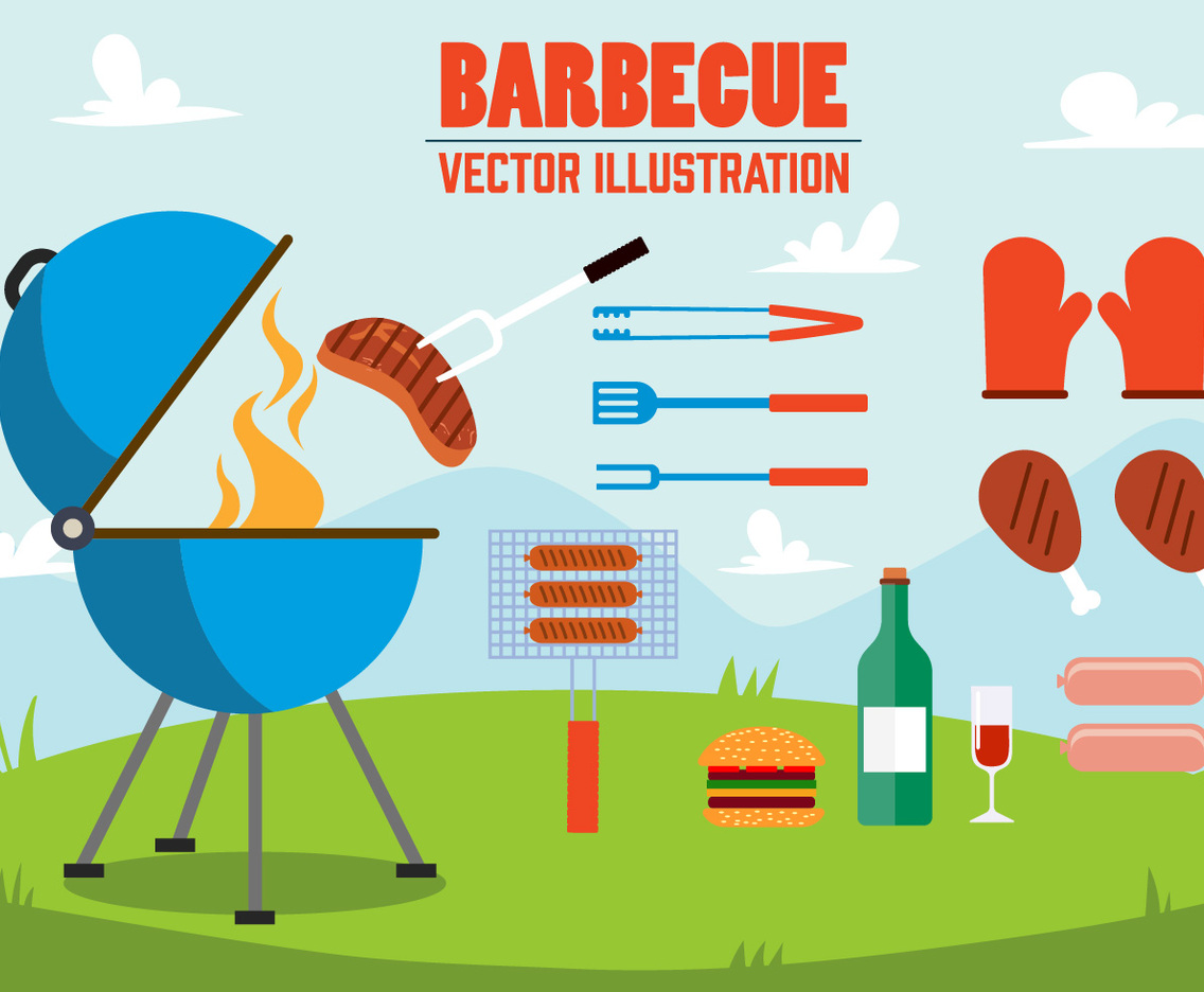 Free Barbecue Vector Illustration
