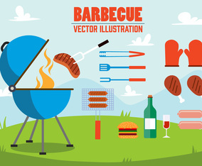 Free Barbecue Vector Illustration