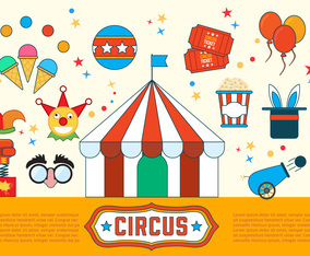 Free Circus Vector Illustrations