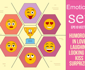 Free Set Of Vector Emoticons