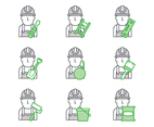 Free Bricklayer Vector