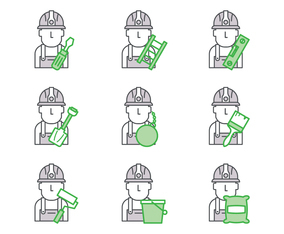 Free Bricklayer Vector