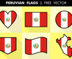 Peruvia Flags Free Vector
