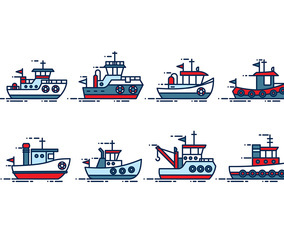 Tugboat Vector